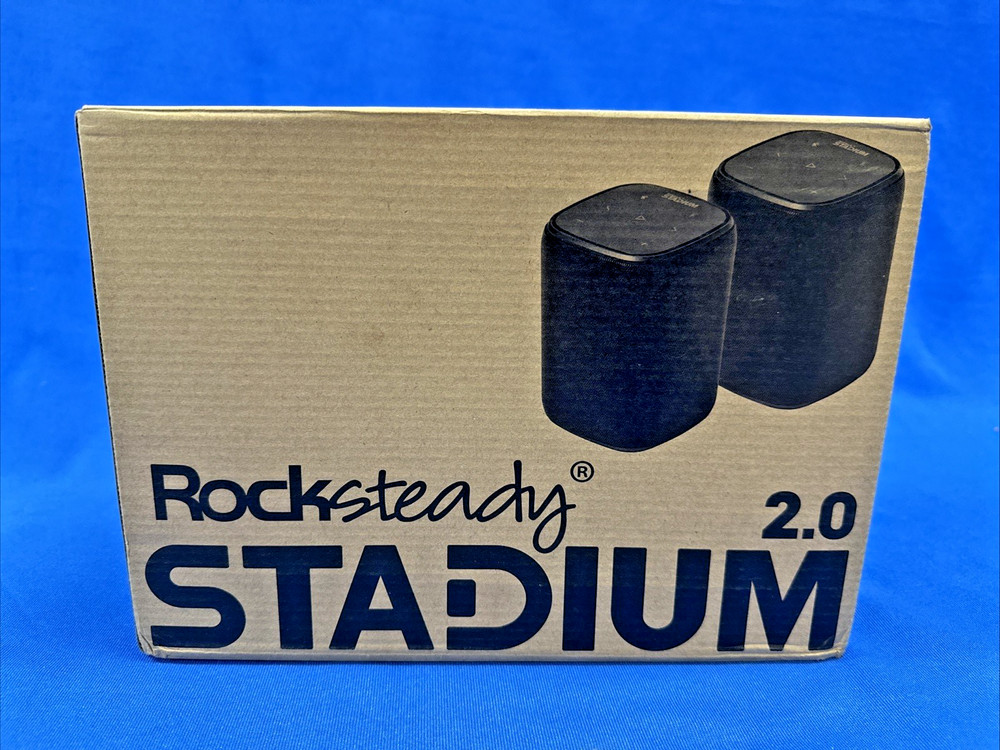 Rocksteady - RSS2-2 2 Pack Stadium Bluetooth Speaker 2.0 - Black