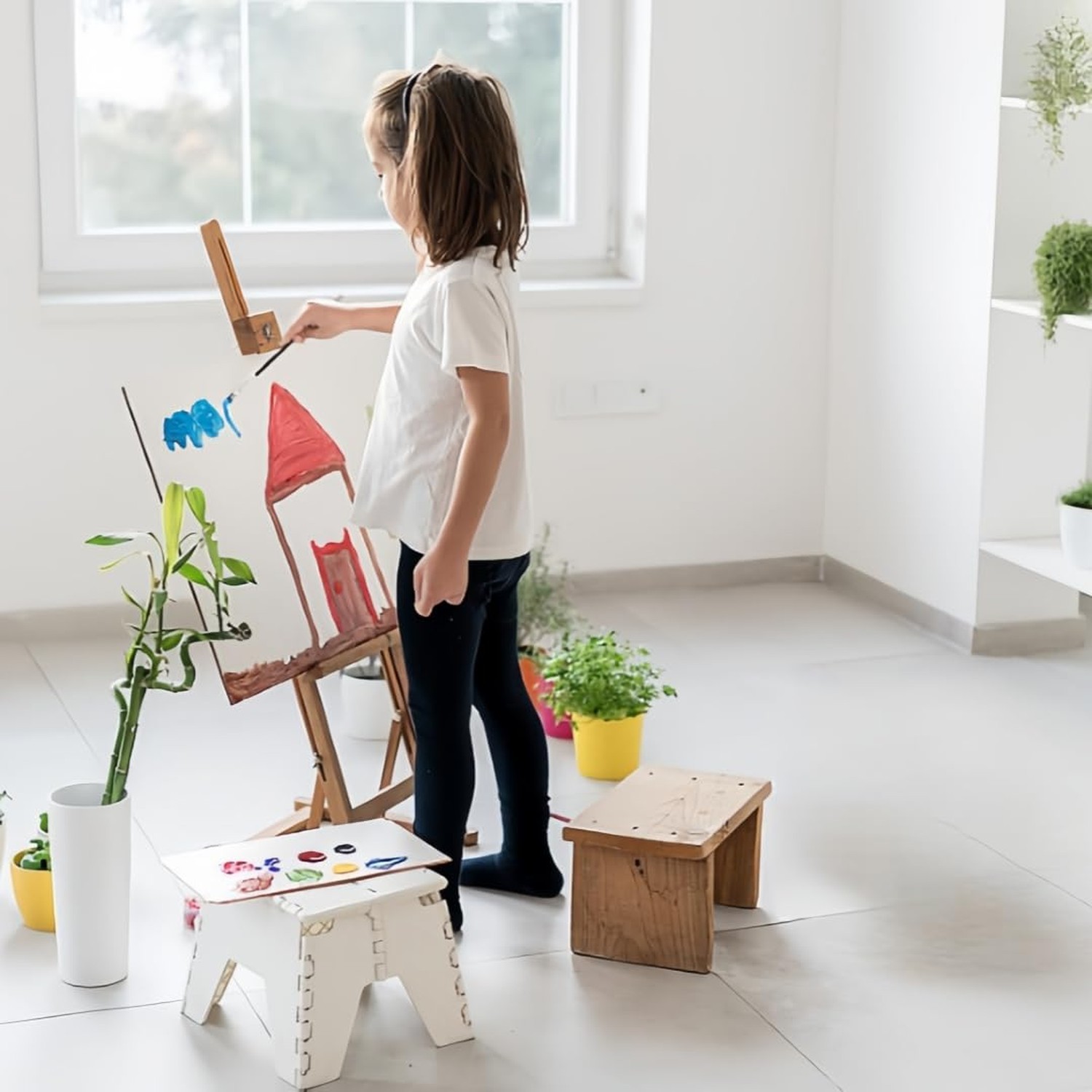 10 Pack 18 x 12 Inches White Corrugated Plastic Yard Sign with Metal Stakes f...