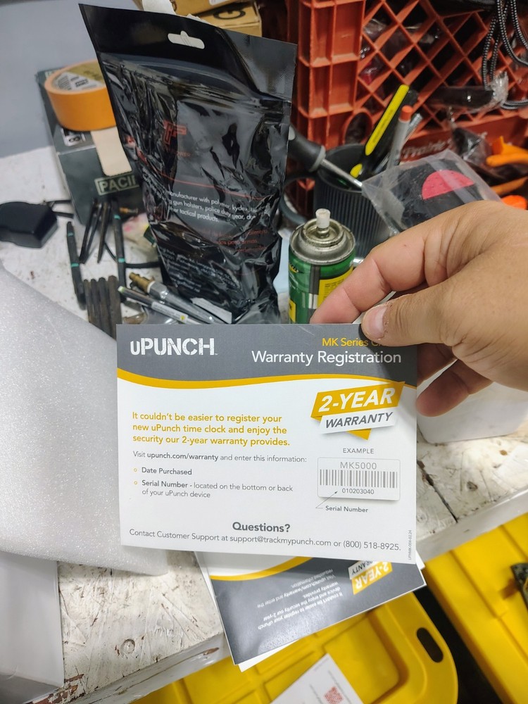 uPunch MK3000 Face & Fingerprint Terminal Recognition Time Clock... *READ DESC..
