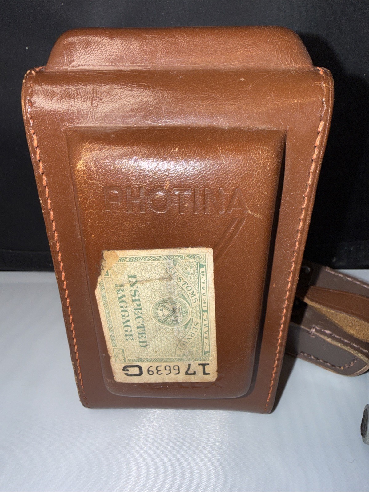 Antique Photina Reflex Camera With Case Untested