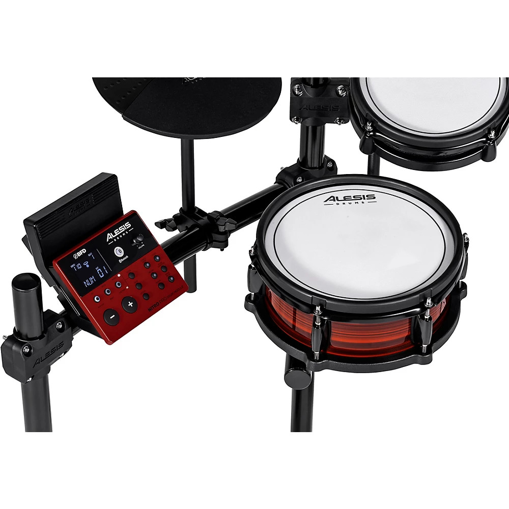Alesis Nitro Pro 8-Piece Pro Electronic Drum Kit With Mesh Heads & Bluetooth
