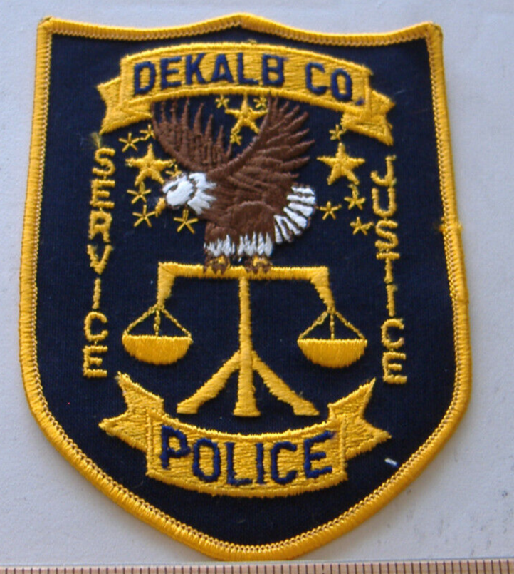 DEKALB COUNTY POLICE DEPT GEORGIA FABRIC PATCH
