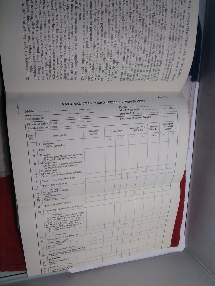 Vintage Coal Mining Practice Book