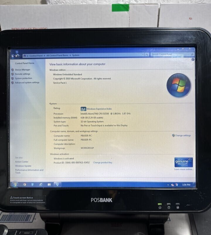 PosBank Anyshop E2 w. Master Chef Restaurant POS Solution,PosBank E2 POS System*