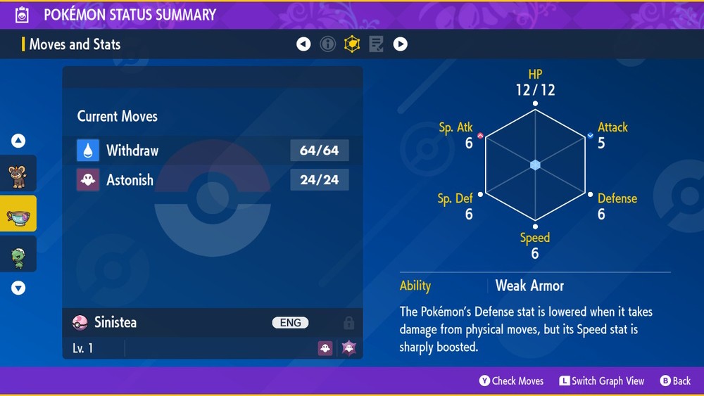 SINISTEA POKEMON SCARLET VIOLET ✨ SHINY EGG 6 IV ✨ CUSTOM AVAILABLE ✨