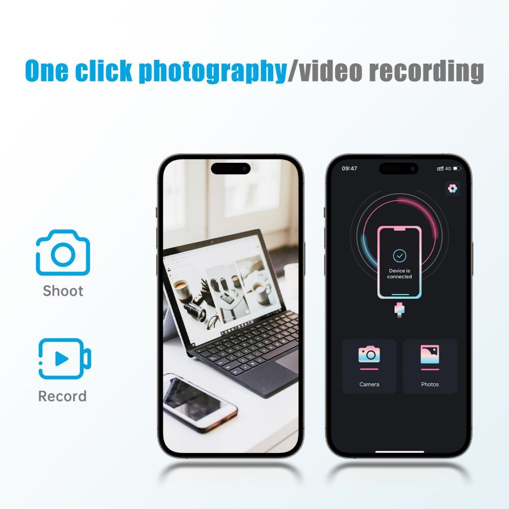 USB-C Endoscope Inspection Camera Direct Plug For iOS iPhone 15/14/13/12 Android