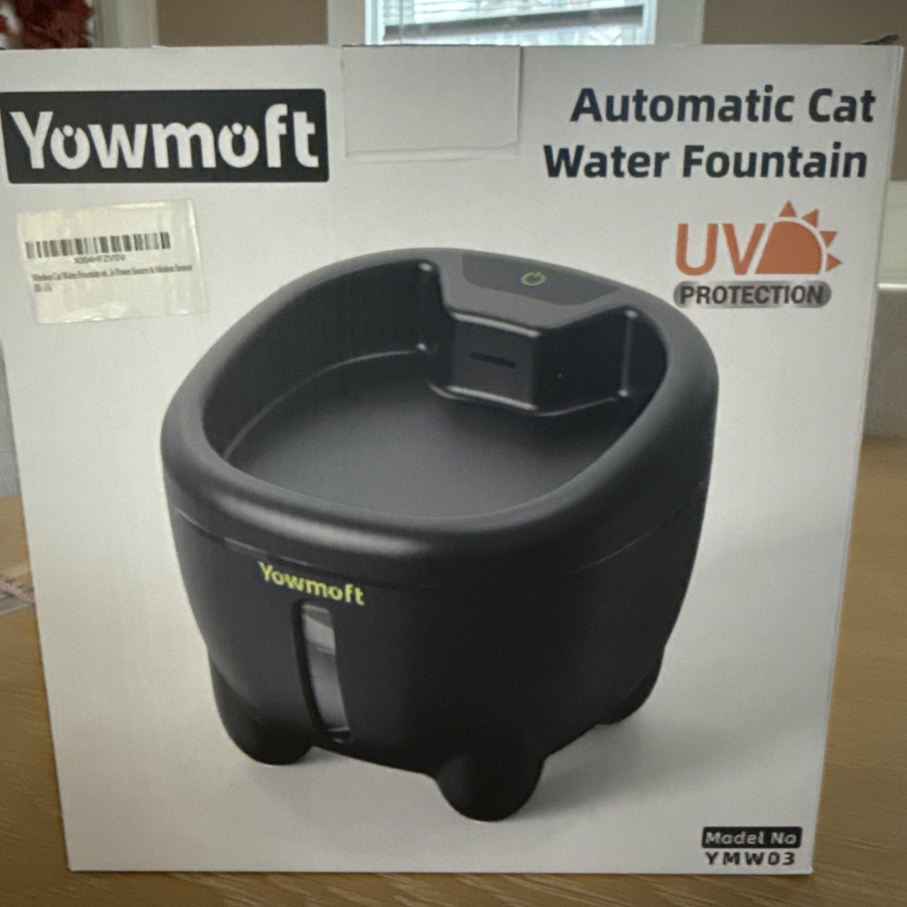 Yowmoft Automatic Cat Water Fountain3l Black