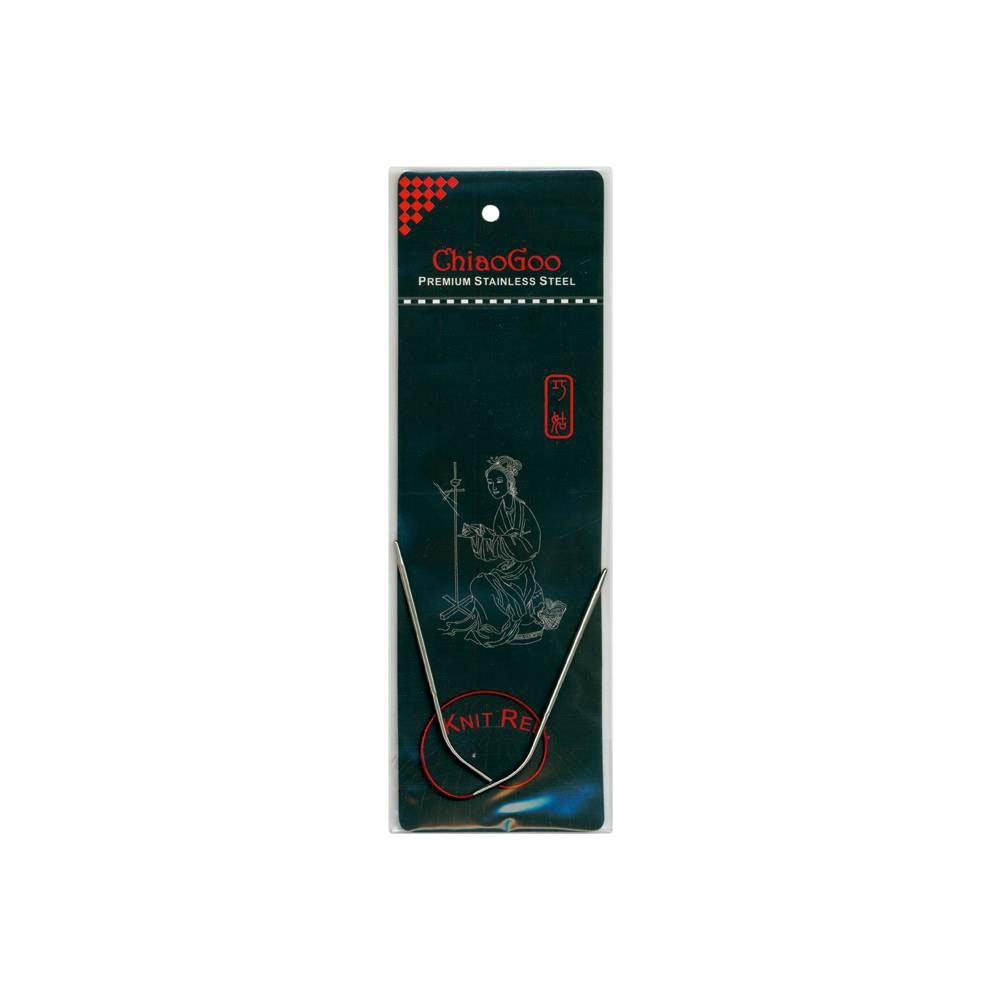9-Inch Red Line Circular Knitting Needles, 0/2mm