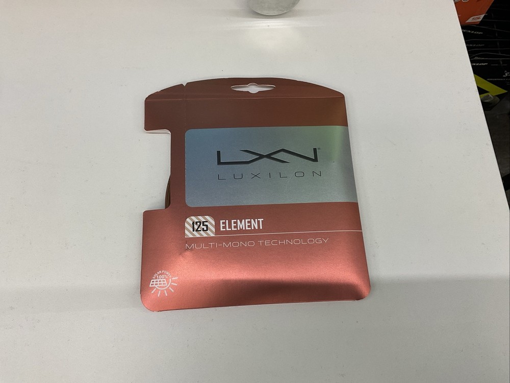 3 Pack Luxilon 125 Element Multi-mono Technology 17g/1.25mm Brown String