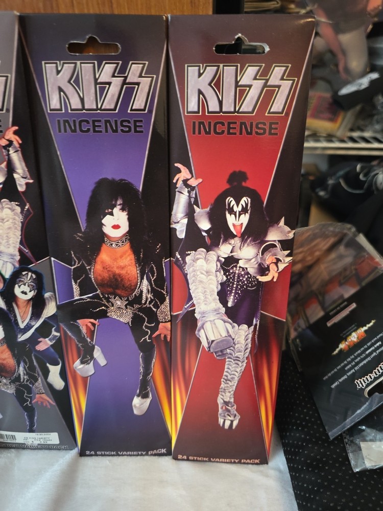 KISS OFFICIAL INCENSE SET OF 5 UNUSED 2002