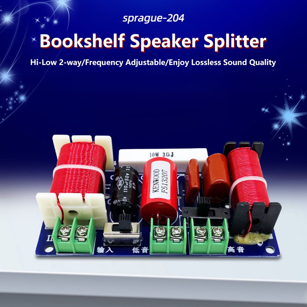 2-Way 250W 2500Hz-3000Hz Frequency Divider DIY Speaker Filter Audio Crossover