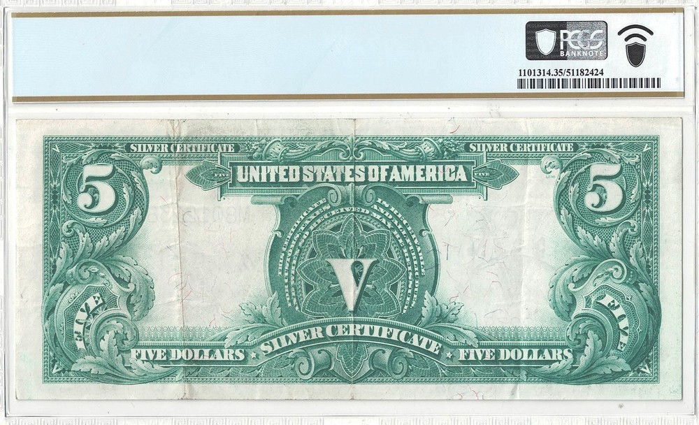 1899 $5 Silver Certificate Fr-278 PCGS-35