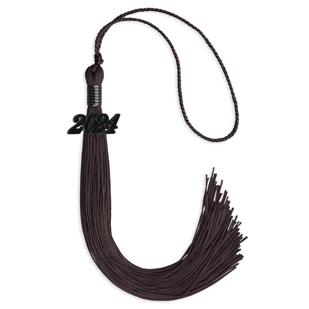 Endea Graduation Brown Graduation Tassel With Black Date Drop