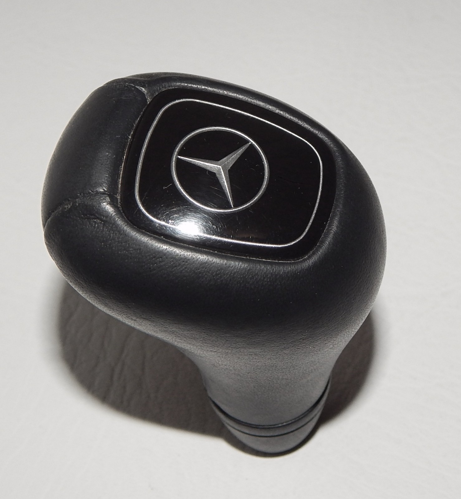 OEM 2002-2005 MERCEDES M-CLASS Black Leather Shift Knob Automatic Shifter Handle