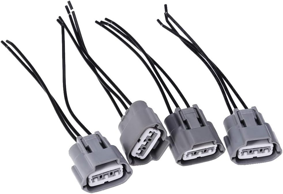 Ignition Coil Connector Plug Wiring Harness Pigtail Replacement (4-Pack)