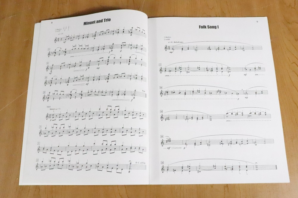 "Contemporary Etudes for 3 & 4 Mallets" book