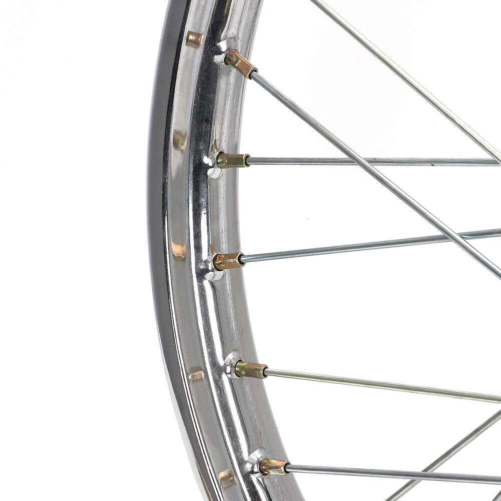 21" Front Wheel Rim 36 Spoke For 250cc Hawk 250 Carb Dirt Bike Pit Bike Silver
