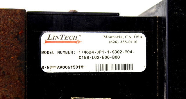 LinTech 174624-CP1-1-S302-M04 Linear Ballscrew Actuator