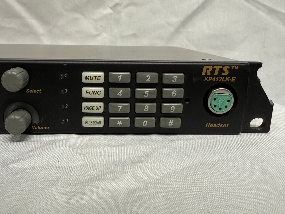 RTS Telex Intercom Panel KP412LK-E