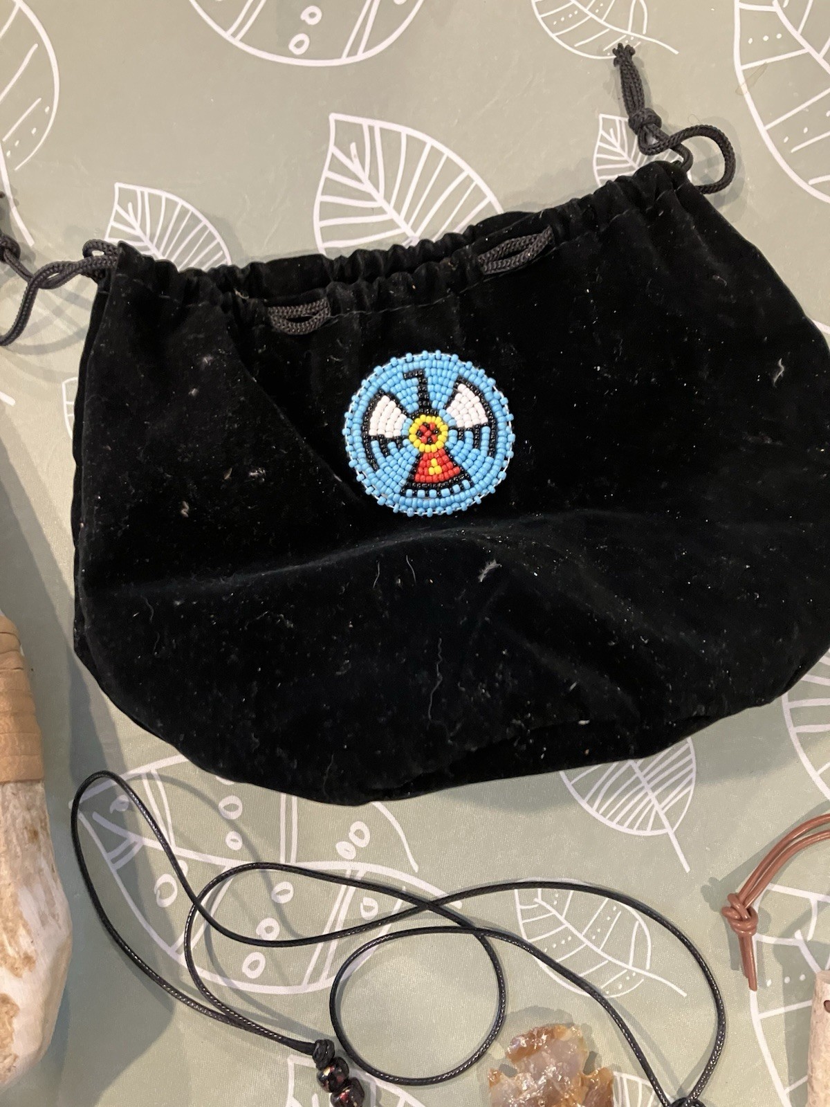 Flint Knapped Stone Arrowhead Blade W/ Antler Handle Knife 12.”inch & EXTRAS