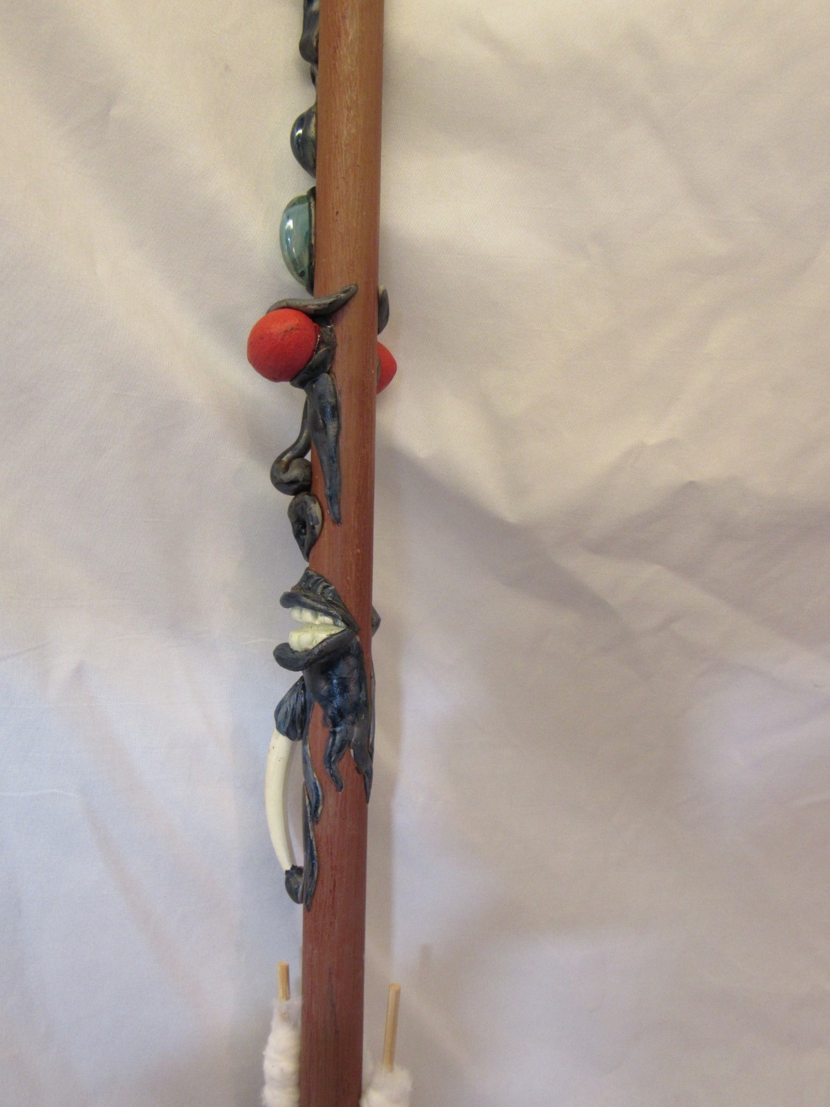 Whimsical Handmade Wooden Blowgun