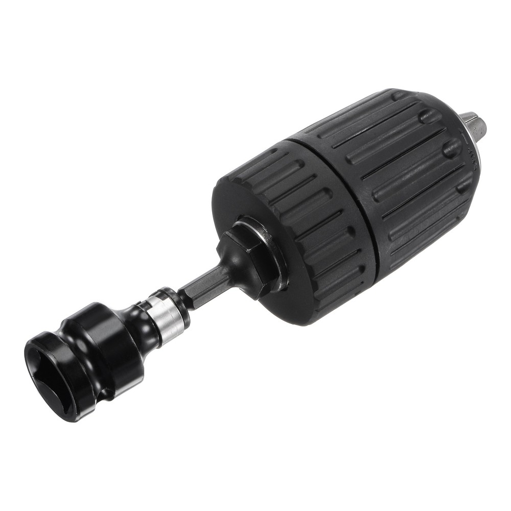 2-13mm Capacity 1/2-20UNF Keyless Drill Chuck MACHINE with Adapter 1/2" Socket