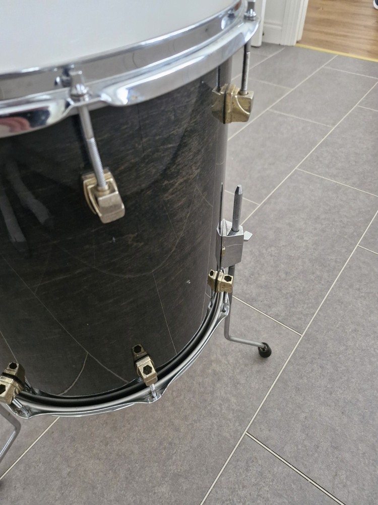 Yamaha Maple Custom 16" x 16" Black Maple Stain Floor Tom