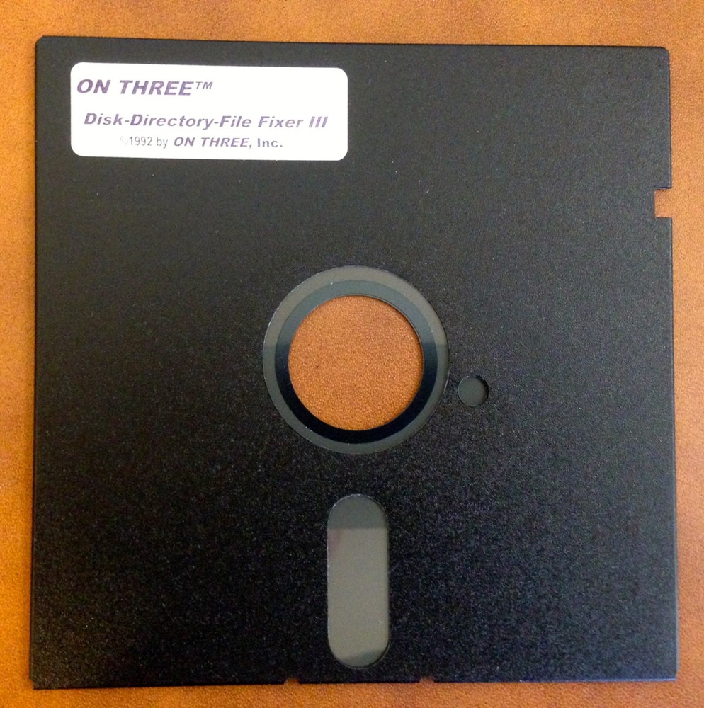 On Three / Disk Directory File Fixer / / / Apple III Home Computers