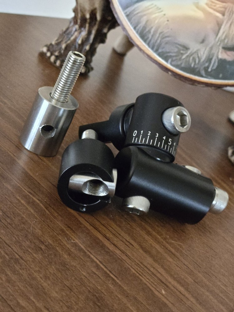 Bow Stabilizer Kit Adjustable Aluminum Bow V-bar Mount for Compound Bows