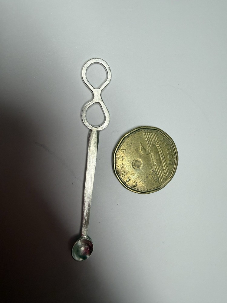 Tiny Mini Infinity Symbol Spoon 925 Sterling Silver Handmade