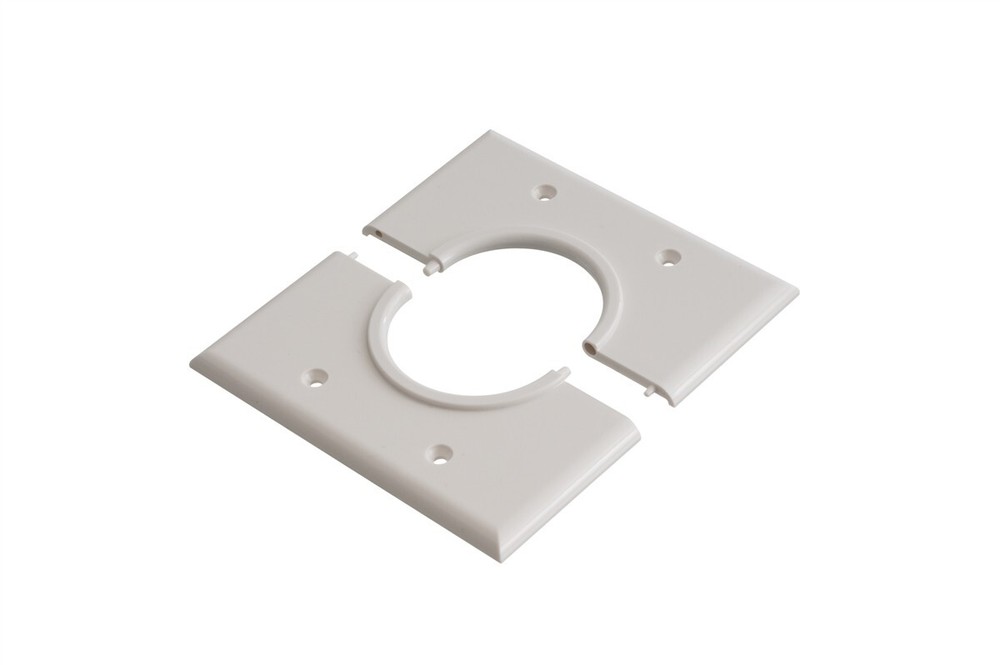 Arlington CESP2 Two Gang Split Wall Plate - Single