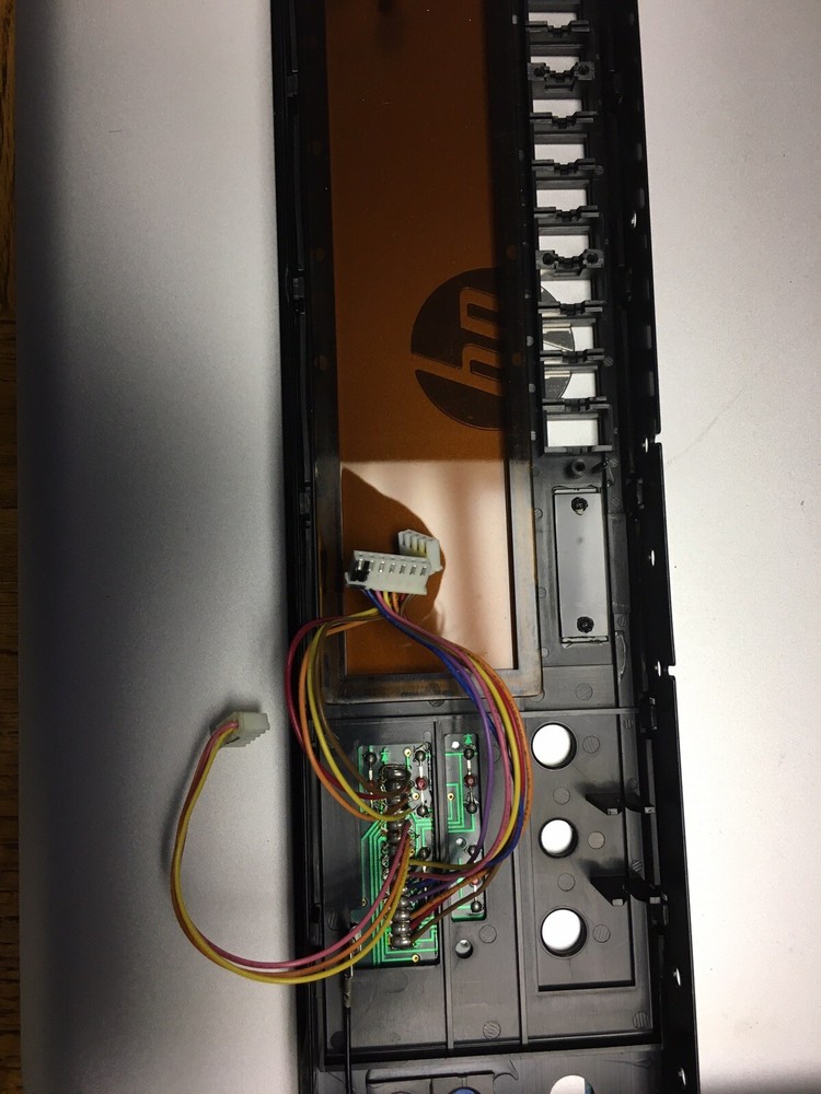 ORIGINAL FRONT PANEL REPLACEMENT PART - BSR 4000XR EQ Equalizer