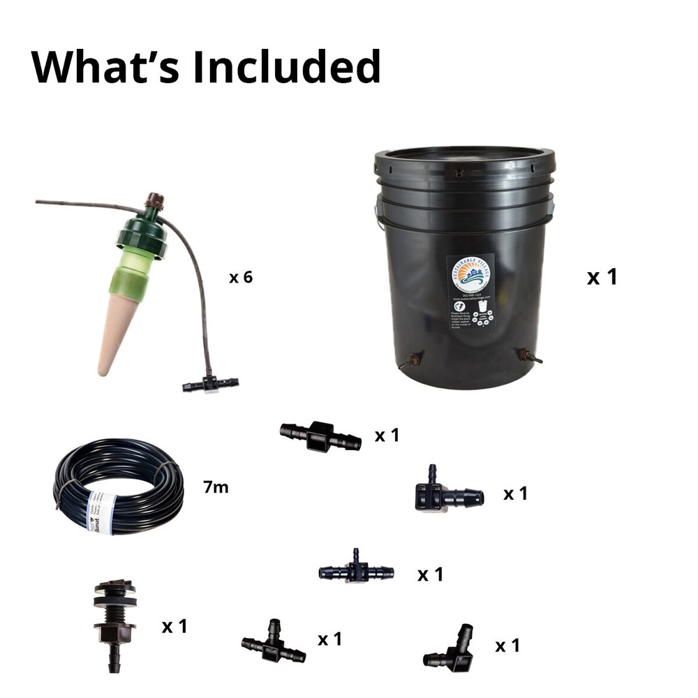 Blumat Small Box Kit w/ 5-Gallon Reservoir - Automatic Drip Irrigation System