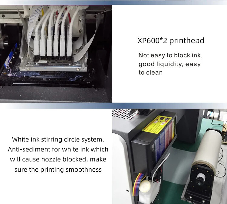 Full Automatic 42cm A2 Dtf Printer Double XP600 Dtf Inkjet Printer