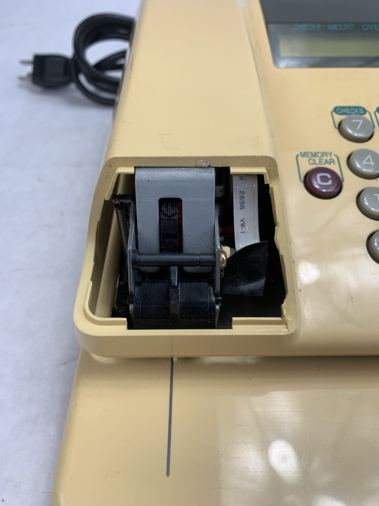 MAX EC-70 Electronic Check Writer - Broken Cover