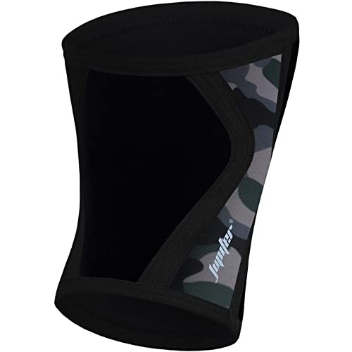 Knee Sleeves (1 Pair), 7mm Compression Knee Braces for Medium Black