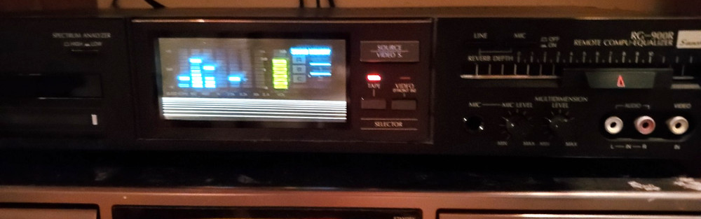 Sansui RG-900R Computer Control Equalizer Analyzer No Remote Tested!