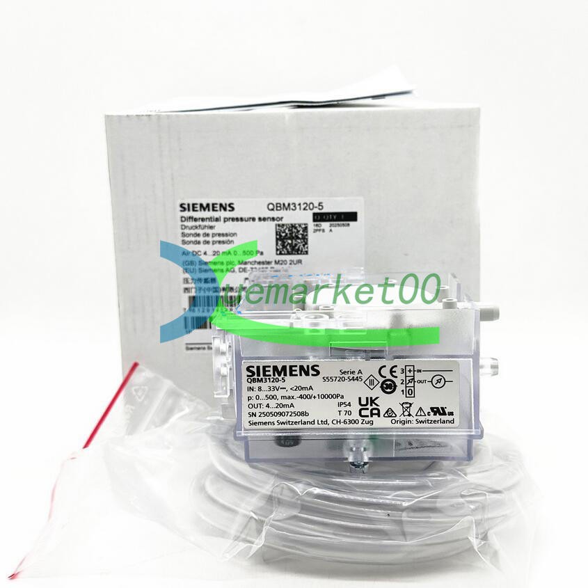 1PC NEW Siemens QBM3120-5 difference pressure sensor