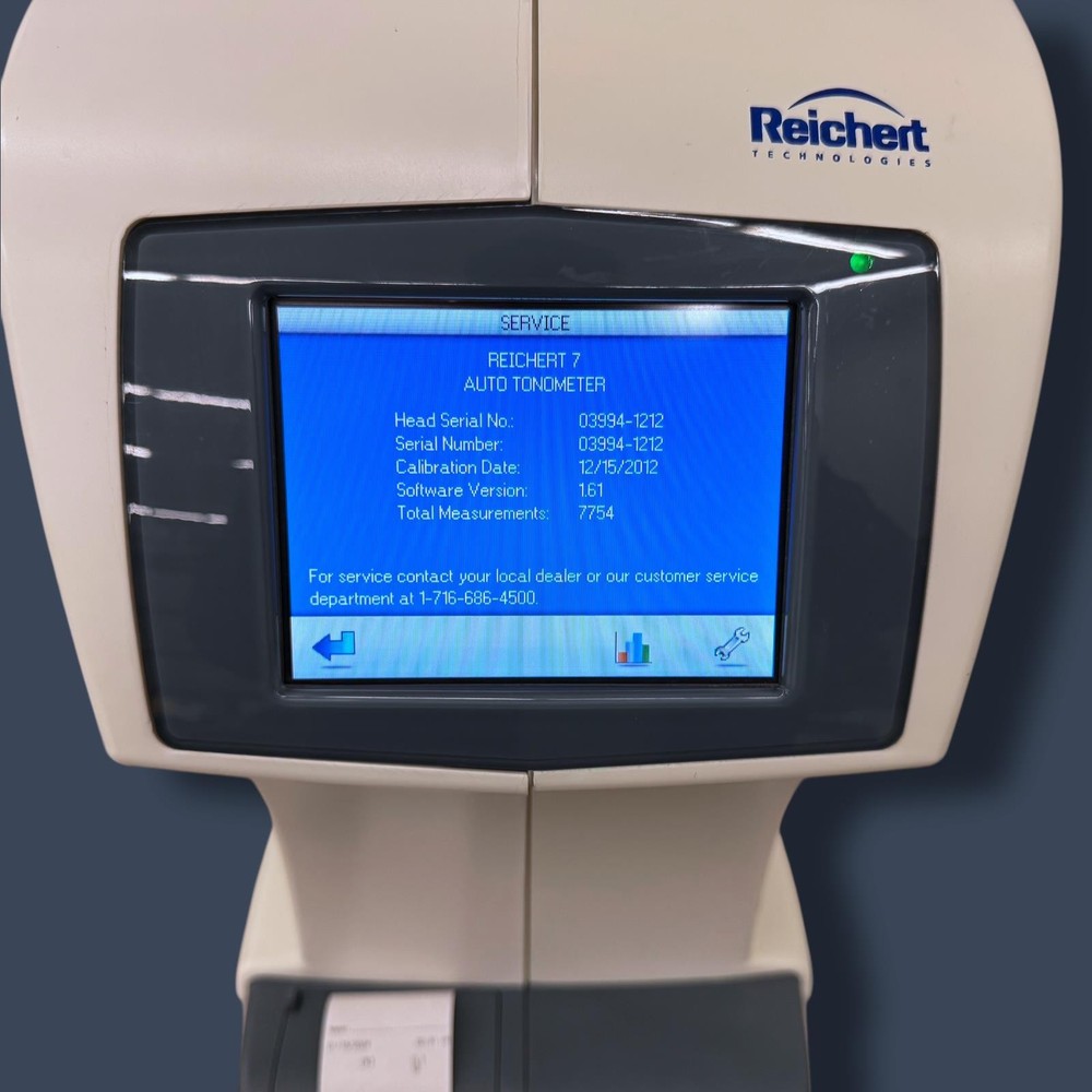 Reichert 7 Auto Tonometer with Power Height Adjustable Table