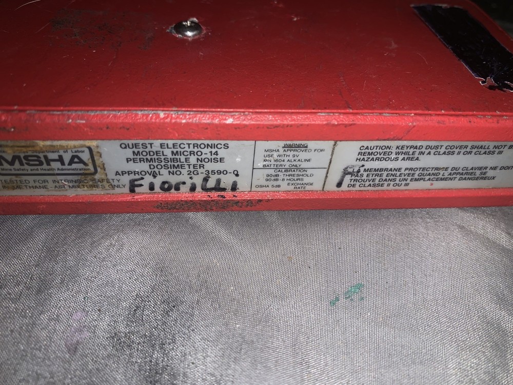 Quest Electronics Model Micro-14 Noise Dosimeter