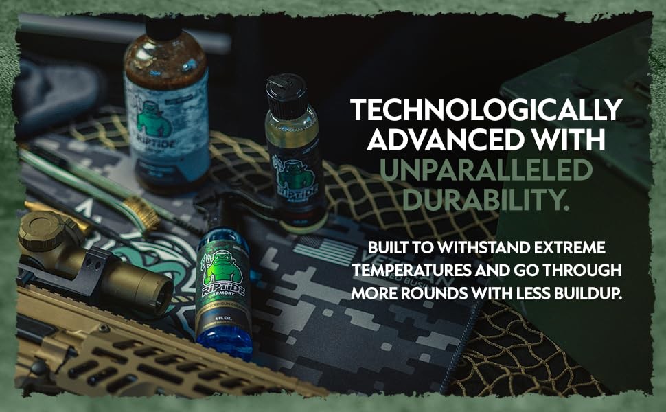 Riptide Armory Advanced Gun Cleaner & CLP+ Graphene 2 Step Kit - Towel Combo