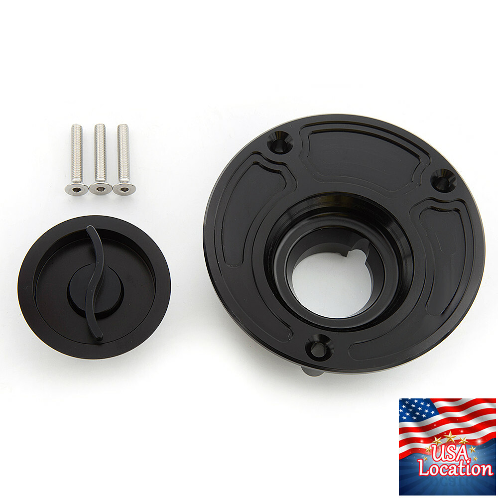For Ninja ZX6R ZX636 2003-2006 ZX10R 2004-2005 CNC Gas Cap Tank Fuel Cover Oil