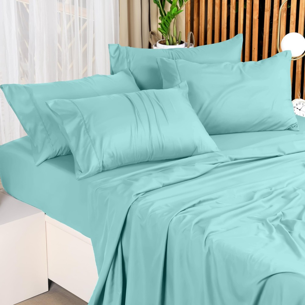 Utopia Bedding King Bed Sheets Set - 4 Piece Bedding - Brushed Microfiber - S...