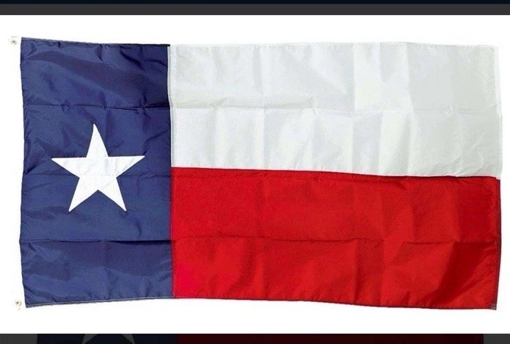 Valley Forge- Texas State Flag 36x60 Polycotton Printed Multicolored