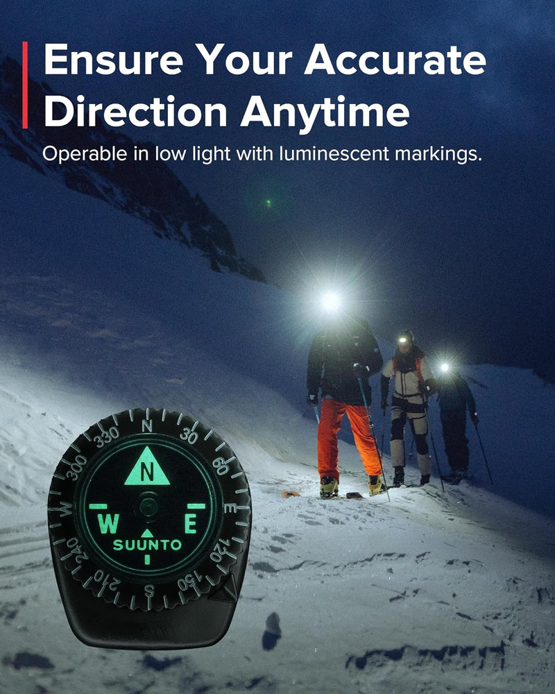 Multifunctional Compass, Northern Hemisphere, Compact Waterproof Navigation Coma