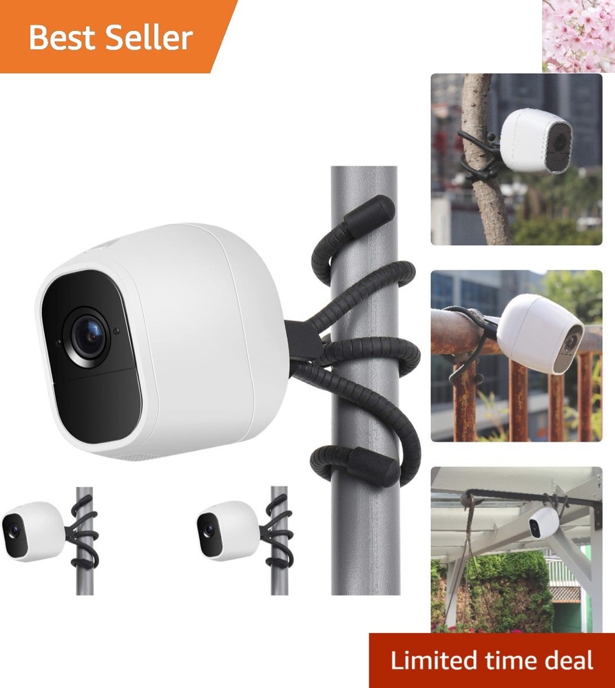 2 Pack Flexible Tripod for Arlo Cameras - Adjustable & Versatile Mount Anywhere
