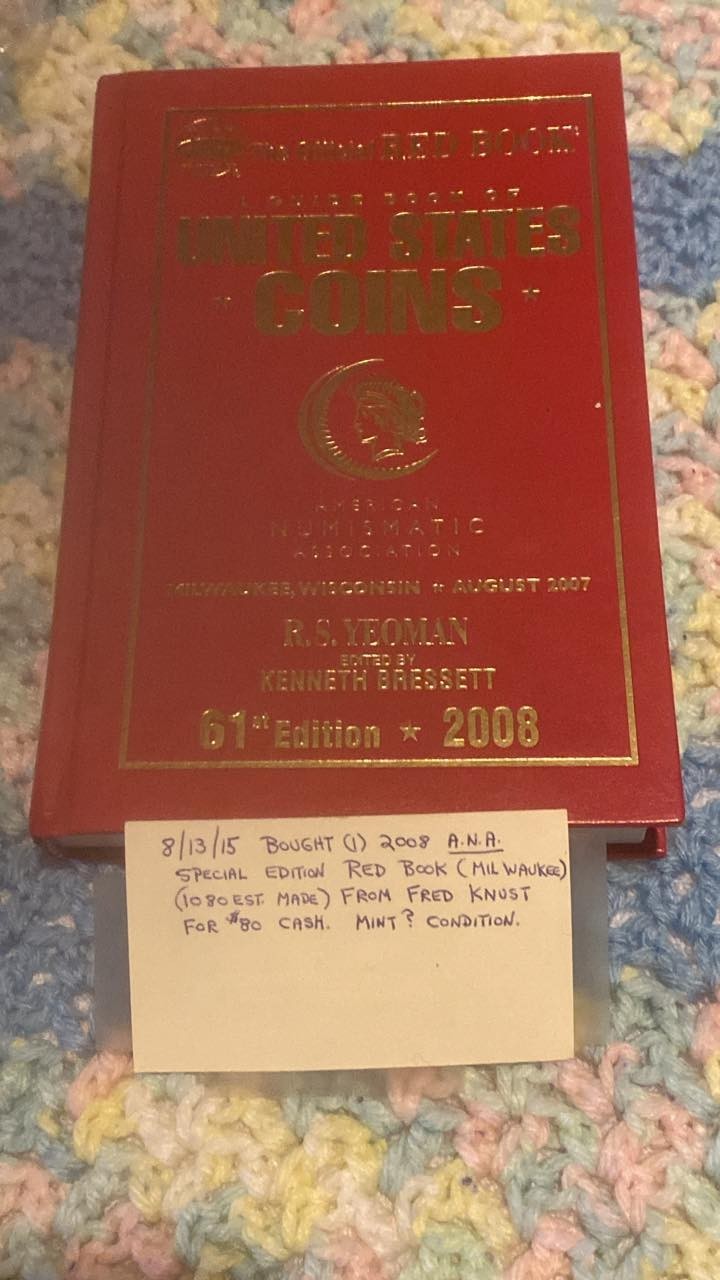 Vintage2008 a Guide Book of United States Coins 61 Edition R.S. Yeoman lastone