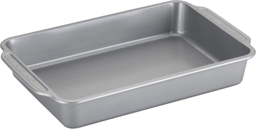 Nonstick Bakeware Set with Cooling Rack, 10-Piece, Gray
