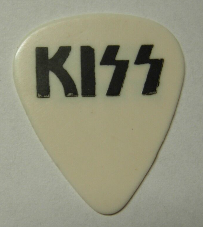 1976 Paul Stanley / Kiss Bone White Guitar Pick