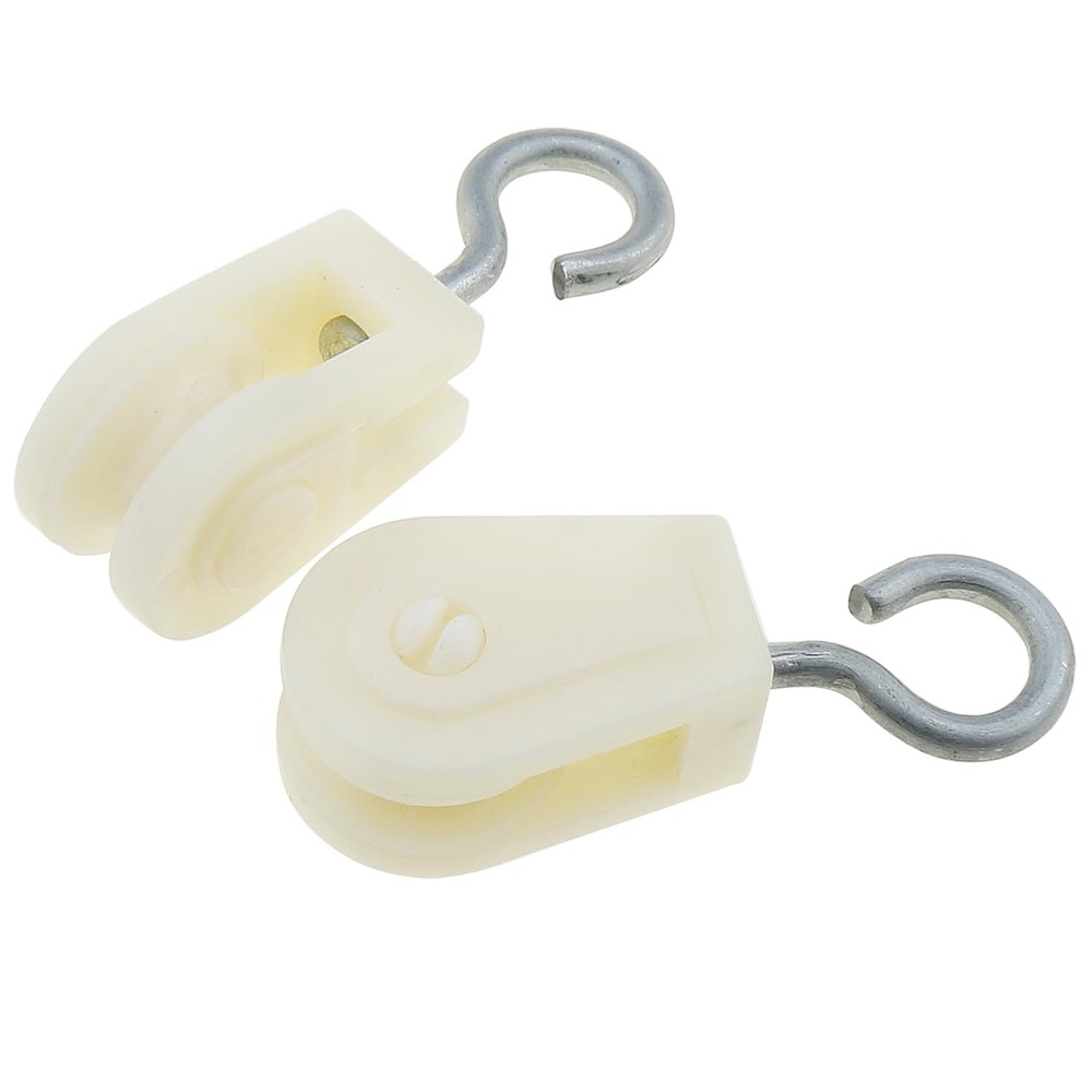 10PCS Nylon Hook Pulleys Plastic Mini Pulley Grip Rigging Blocks Suitable for Cl